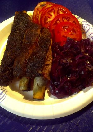 A picture of Rubbed Ribs.