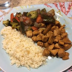 A picture of Hibachi Vegetables.