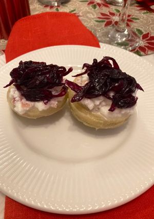 Una foto de Fondos de alcachofa con ricotta