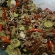 Oseng Teri kacang Pete