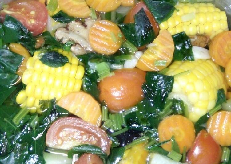 Resep Sayur bening daun katuk(ASI booster) Anti Gagal