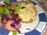 Pastel de carne con puré y muzzarella