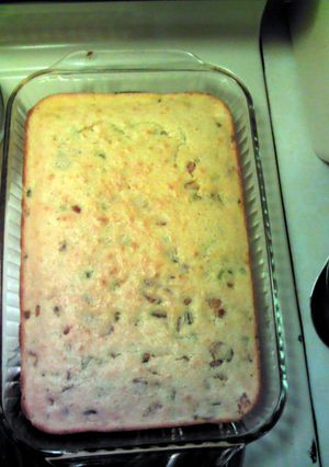A picture of Brenda's Bacon Jalapeno Cheese Cornbread.