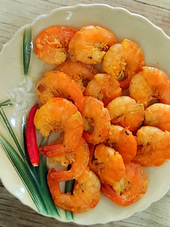 Hình của món Tôm rang mắm.