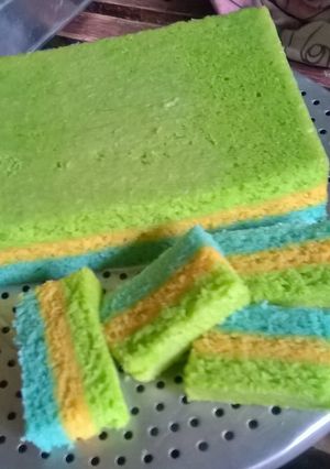 Foto resep Lapis singkong kukus