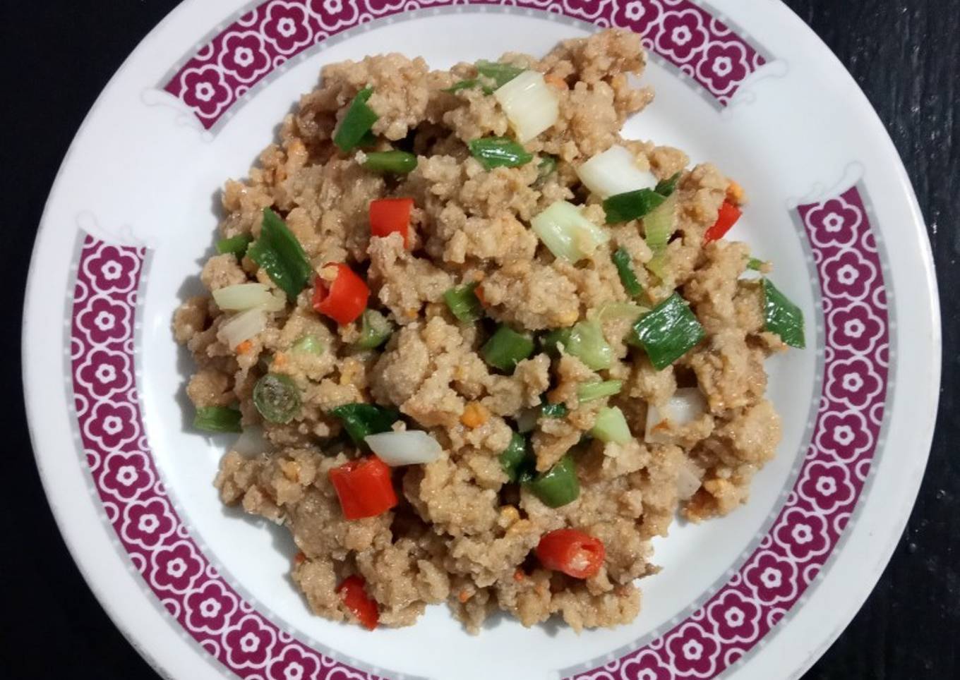 586) Tumis Oncom Pedas