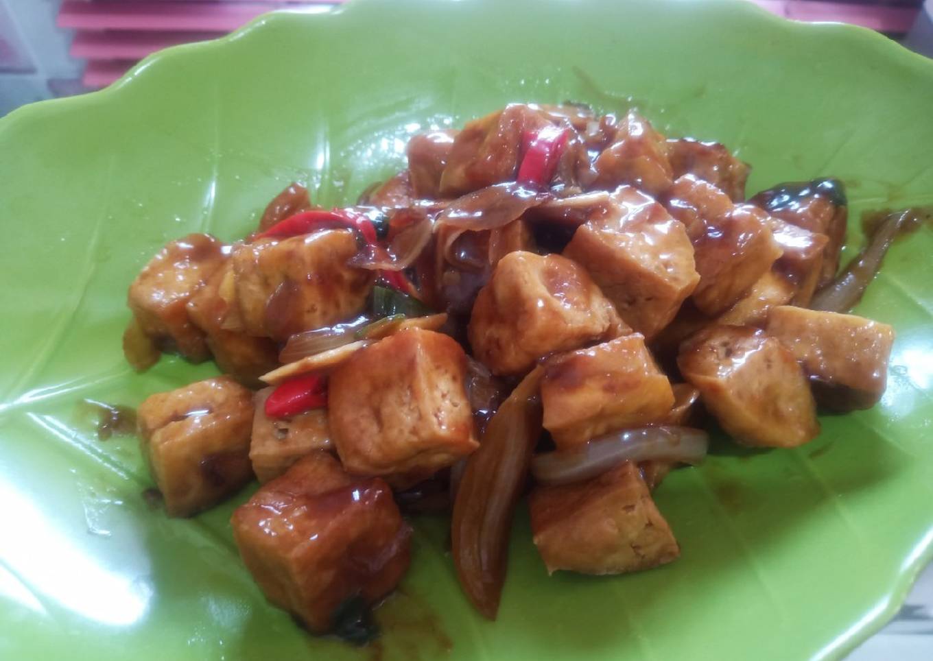 Tahu Saus Teriyaki