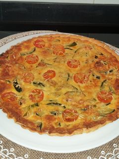 Una foto de Quiche de calabacín