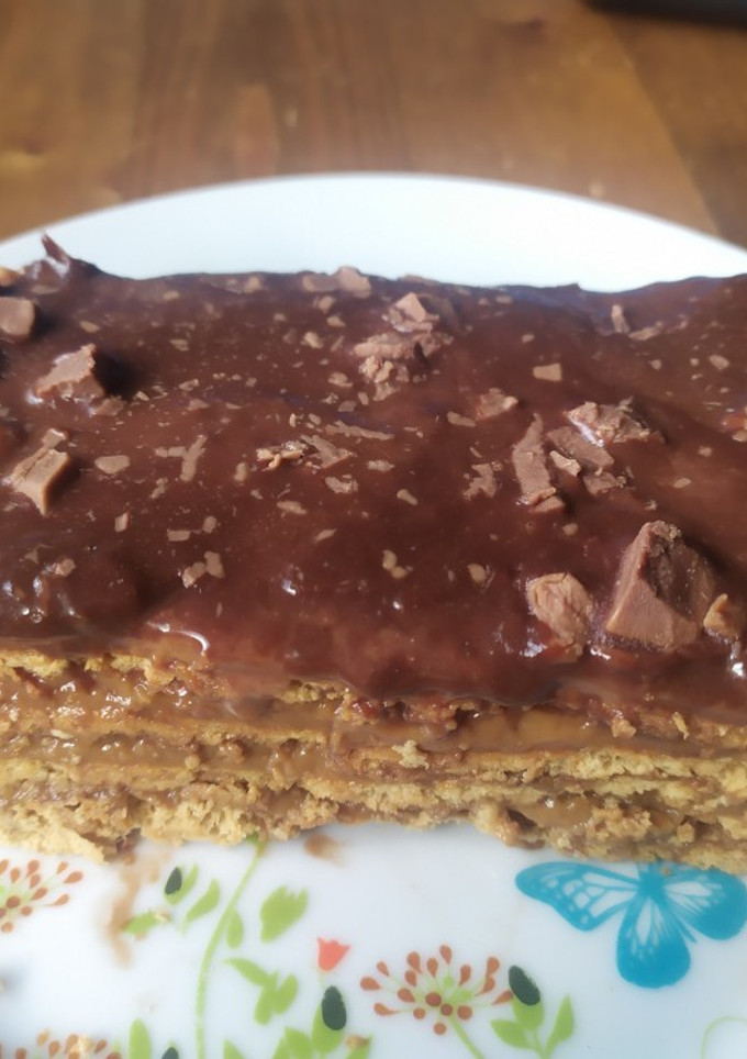 Una foto de Tarta de galletas y natillas! 😋