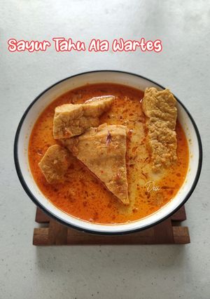 Foto resep Sayur Tahu Ala Warteg