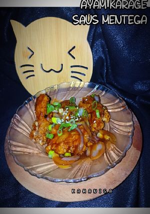 Foto resep Ayam Karage Saus Mentega Simple