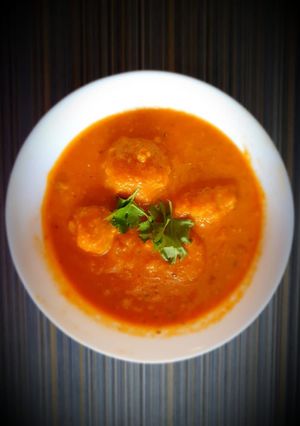 A picture of Malai Kofta.