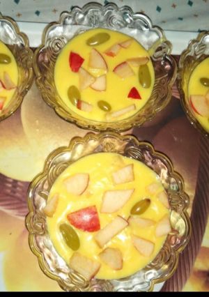 A picture of A.G.M custard🍎🍇🥭yummilicious...😋😋.