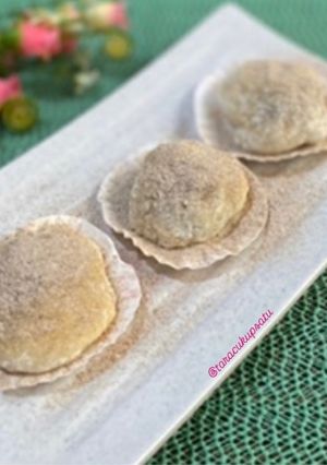 Foto resep 401. Mochi Wafer Karamel Latte (Tanpa Tepung Ketan)