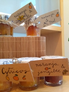 Una foto de Mermeladas de naranja de sabores