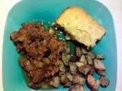 A picture of beef stew meat