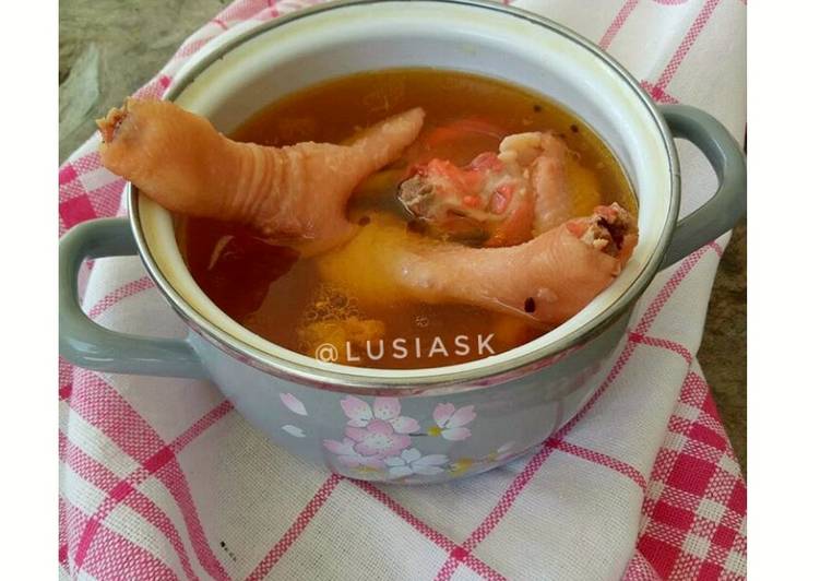 Cara Menyiapkan Sup ayam angkak Anti Gagal!