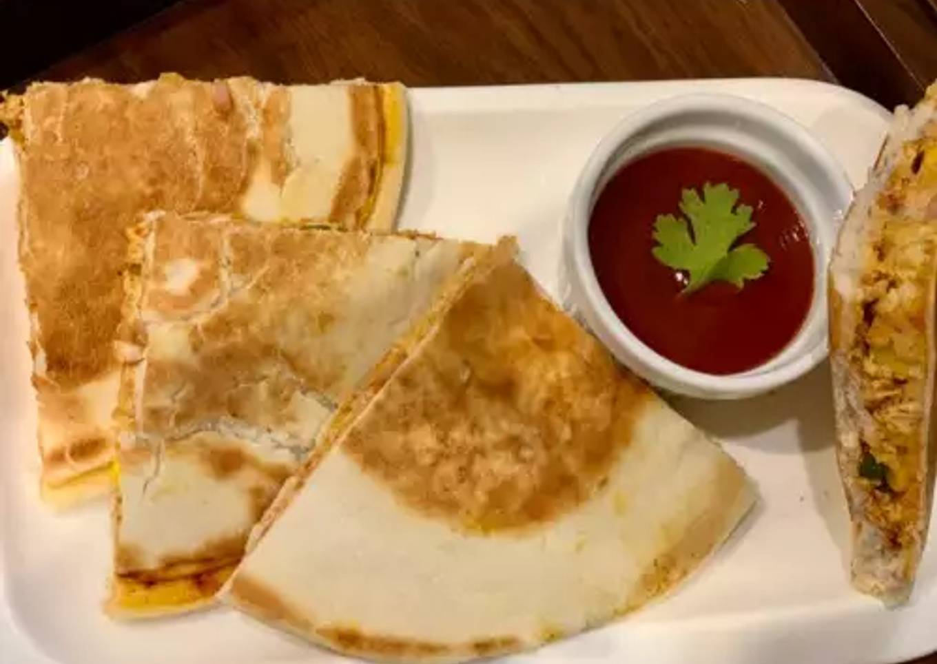 Chicken quesadillas
