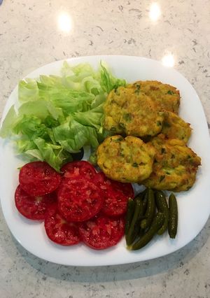 عکسی از دستور کوکوی سبزیجات با مرغ🥗