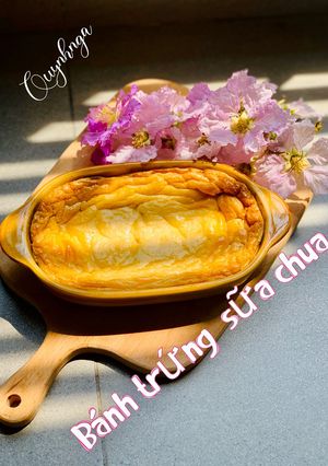 Hình của món Bánh trứng sữa chua.