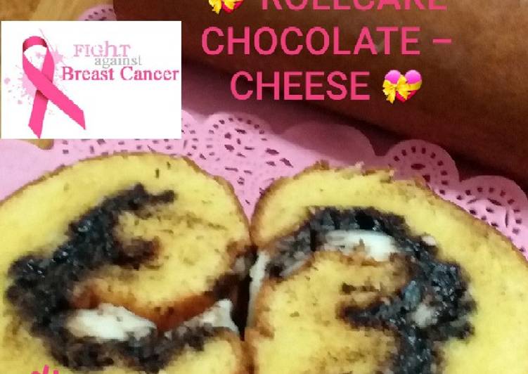 YUK DICOBA! Cara Membuat 💝 ROLLCAKE CHOCCOLATE CHEESE 💝