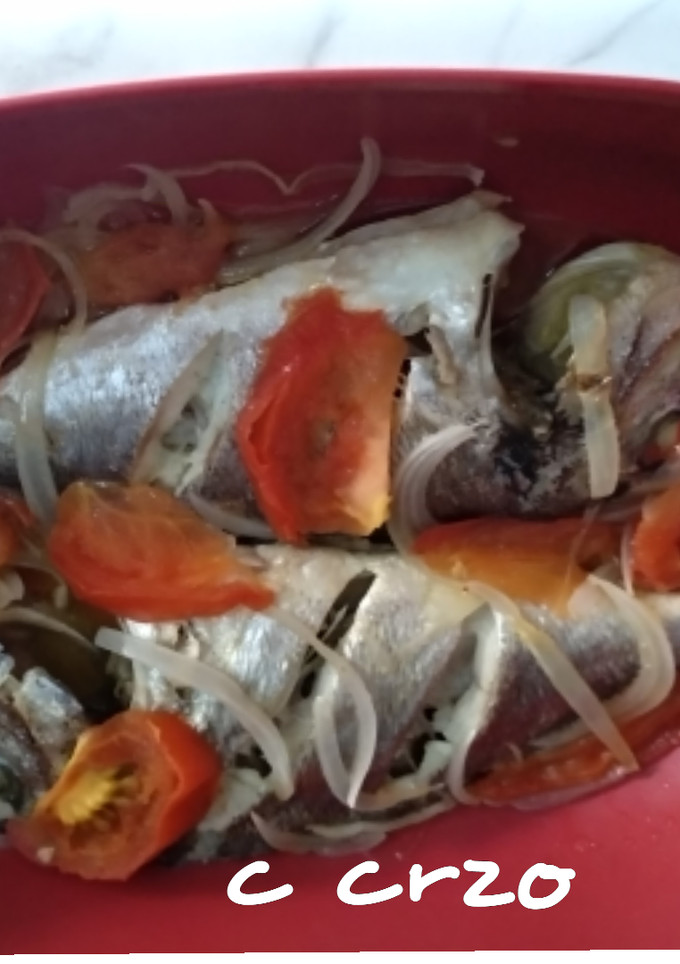 Una foto de Dorada en microondas