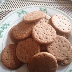 A picture of Digestive biscuits.