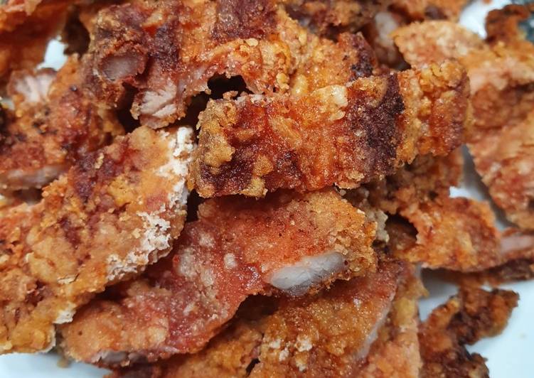 Simple Way to Prepare Homemade Hakka Fried Pork Belly