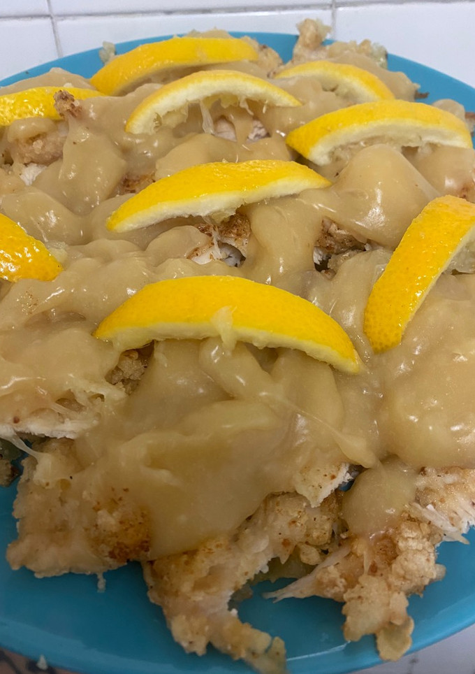Una foto de Pollo crujiente con salsa de limón 🍋