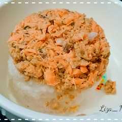 รูปของ MPASI - 11M+ Nasi Tim Salmon Tempe