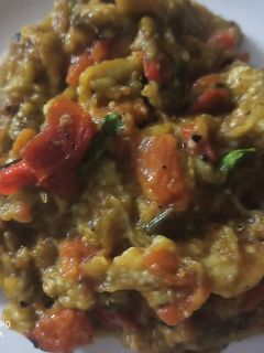 নিরামিষ বেগুন ভর্তা (niramish begun bharta recipe in Bengali) রেসিপির প্রধান ছবি