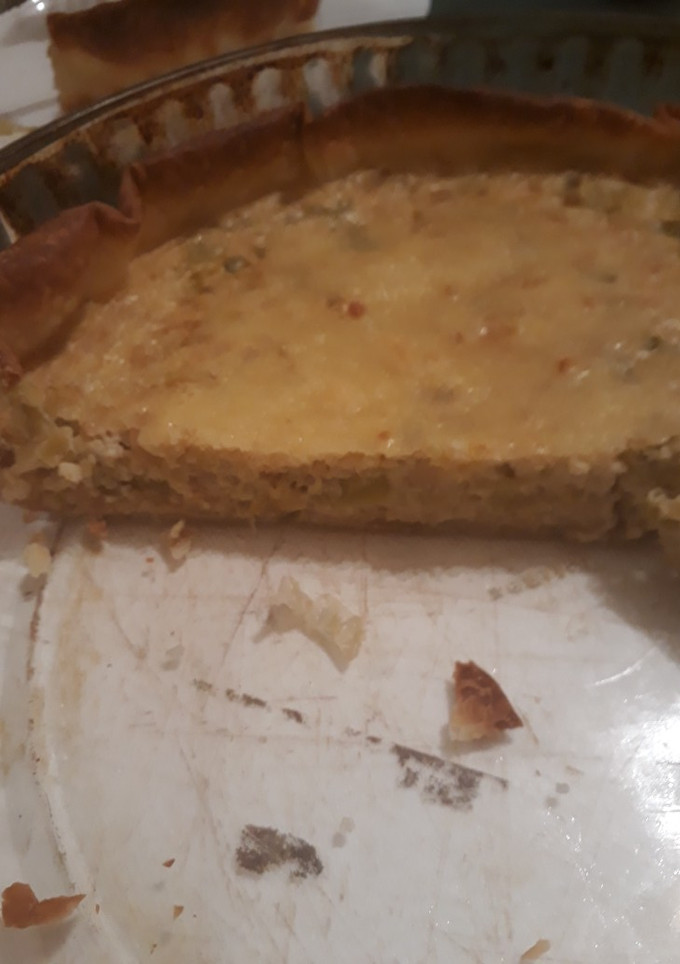 Una foto de Tarta de puerro