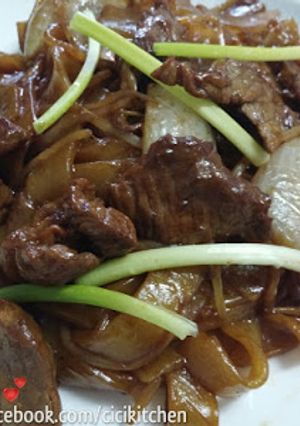 煮食記錄: 乾炒牛河 的食譜成品照片