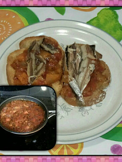 Una foto de Salsa de cebolla, tomate y boniato