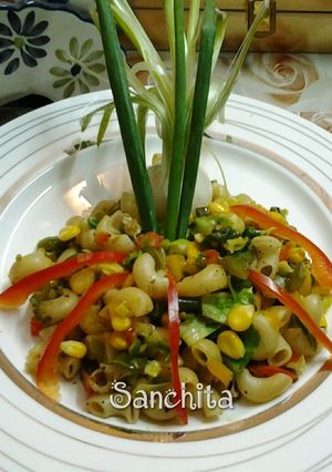A picture of Macaroni Mix Veg Salad.