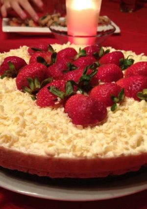 Una foto de Tarta de chocolate y naranja