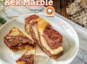 Gambar Kek Marble Sukatan Cawan