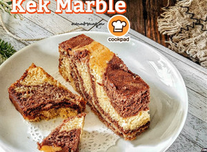 Gambar Kek Marble Sukatan Cawan