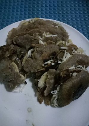 Foto resep Pancake coklat moccacino pisang keju