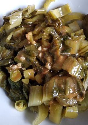 Foto resep Sayur asin (sawi)