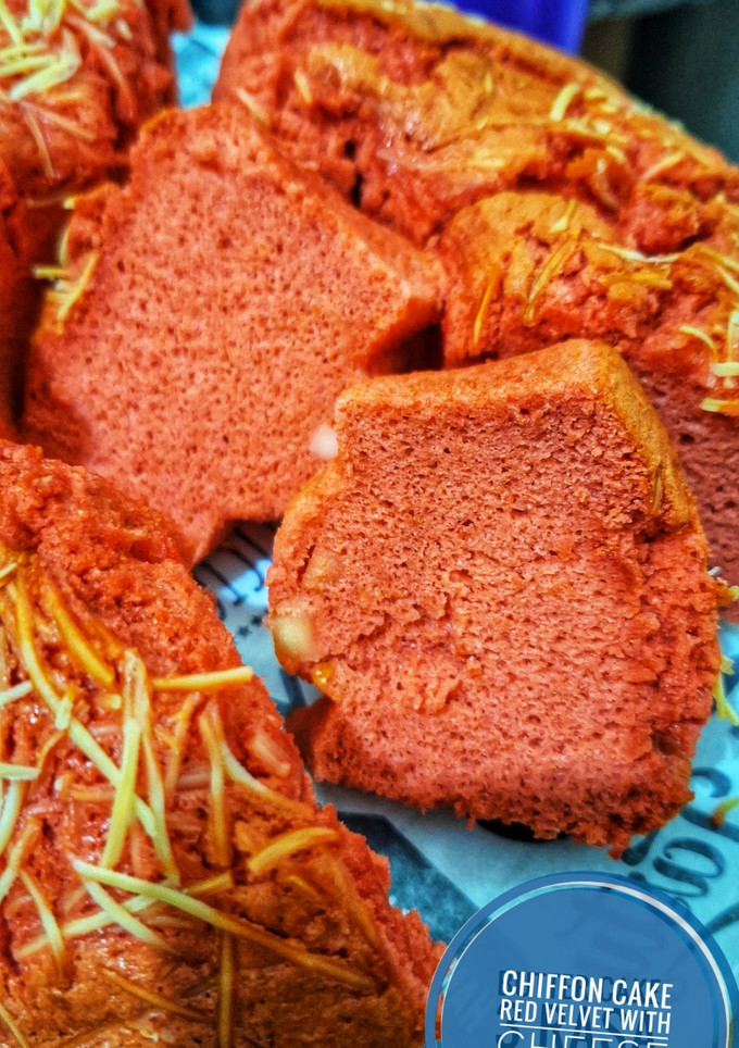 Foto resep Chiffon Cake Redvelvet Keju