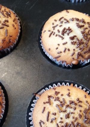 Una foto de Magdalenas sin gluten y sin lactosa