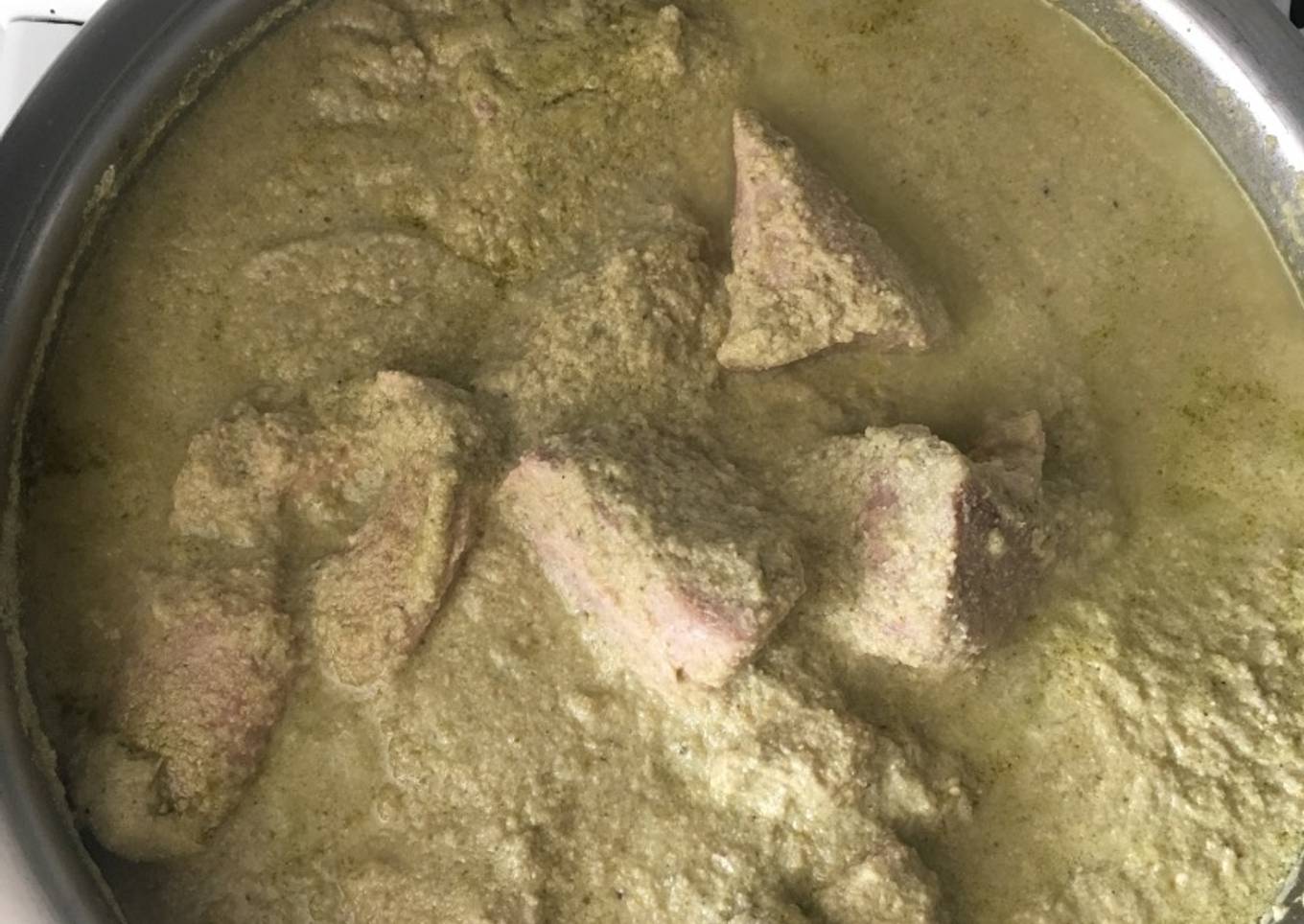 Cerdo en pipián verde