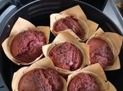 Una foto de airfryer muffins