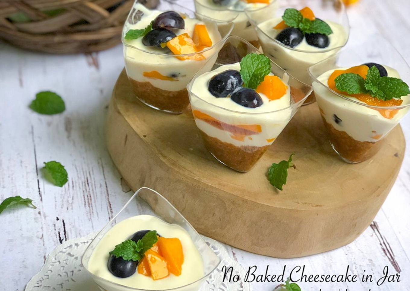 No Baked Cheesecake in Jar ������