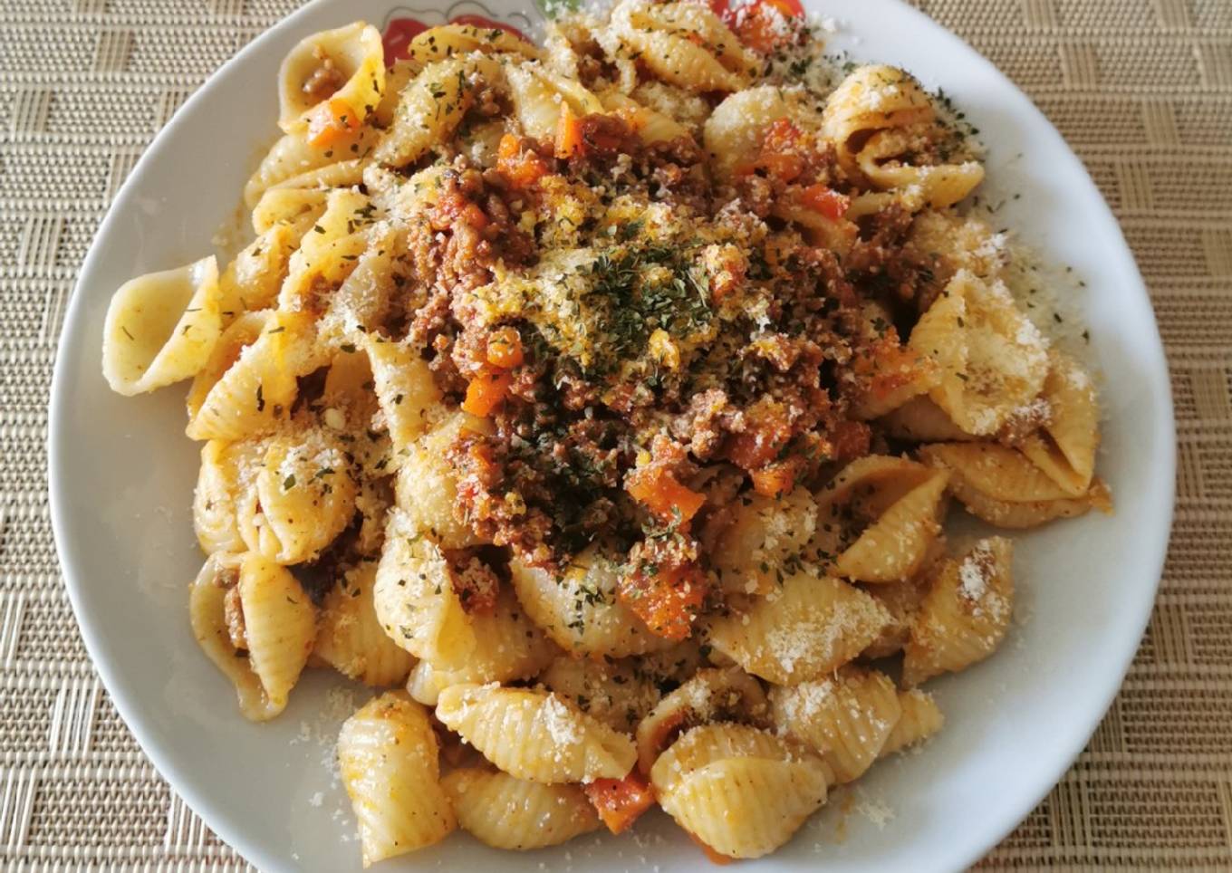 Pasta en Salsa Bolognesa