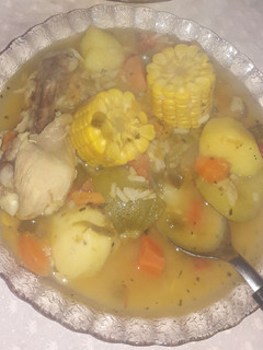 Una foto de Riquísima sopa de verduras
