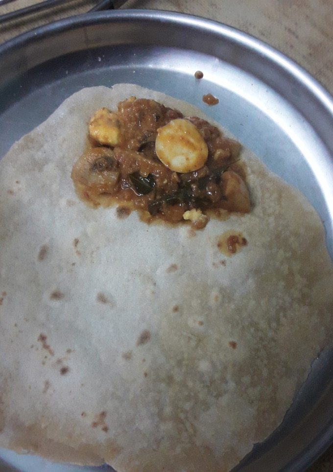 ரிங் எக் வித் மஸ்ரூம் கிரேவி செய்முறை முக்கிய புகைப்படம்