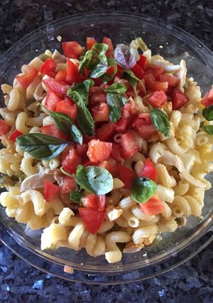 Una foto de Ensalada fría de pasta