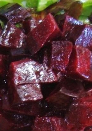 A picture of Roasted beets.